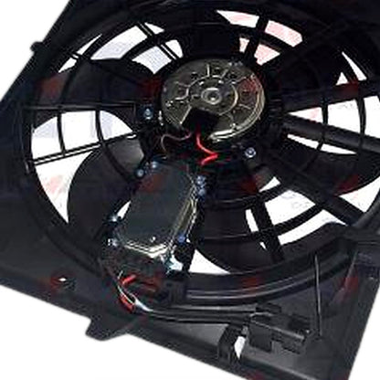 Radiator Cooling Fan for BMW E46 6 blades and with control mod and brush motor - XQ1