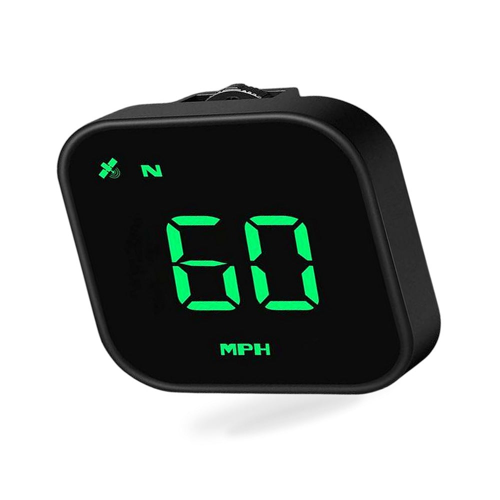 Car HUD Head Up Display LED Digital GPS Speedometer Universal Overspeed Alarm - BD2