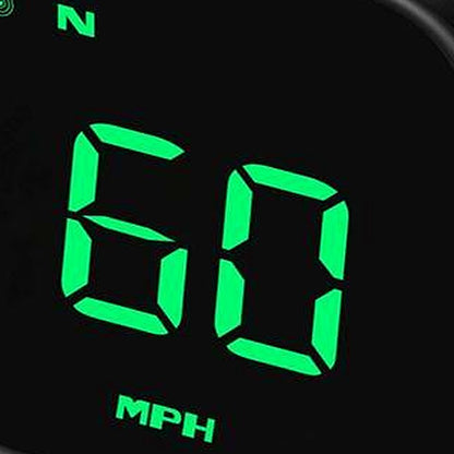 Car HUD Head Up Display LED Digital GPS Speedometer Universal Overspeed Alarm - XQ1