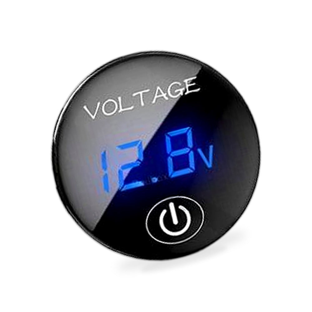 2X Volt Gauge Voltage Meter 12V-24V LED Digital Display DC Car Panel Voltmeter - BD2