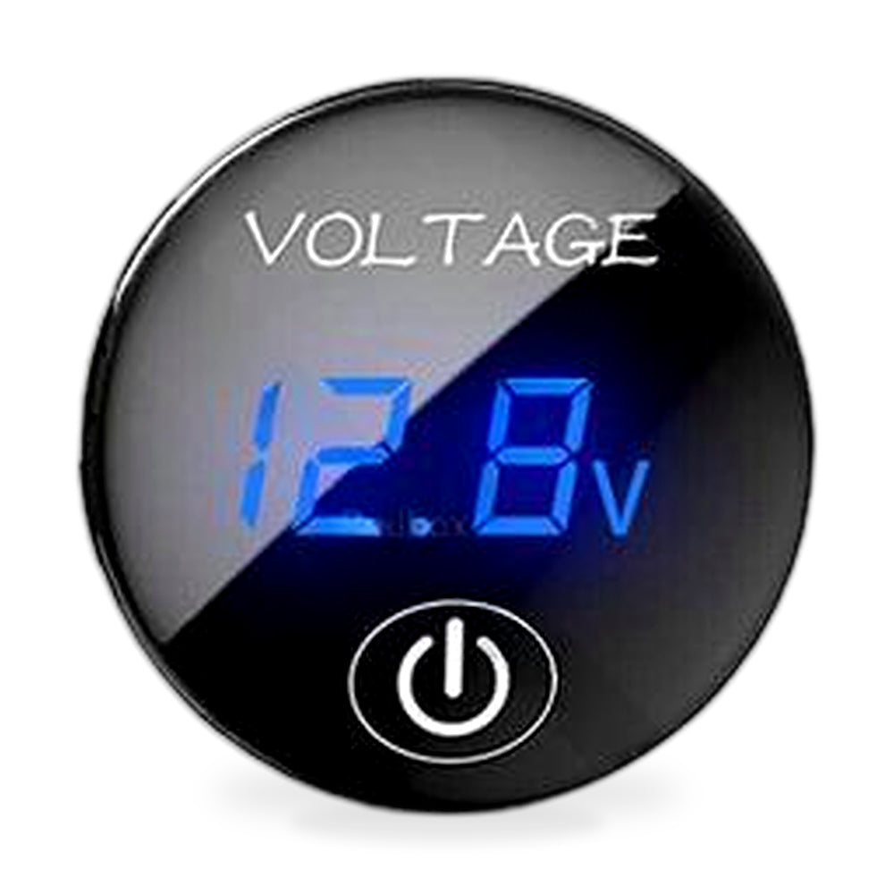 2X Volt Gauge Voltage Meter 12V-24V LED Digital Display DC Car Panel Voltmeter - ZT2