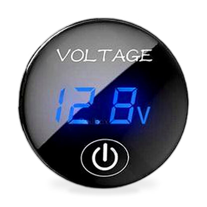 2X Volt Gauge Voltage Meter 12V-24V LED Digital Display DC Car Panel Voltmeter - ZT2