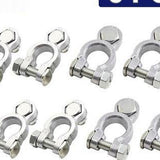 8pcs DC 12V-24V Car Battery Terminals Positive Negative Connectors Clamp Clip - XQ1